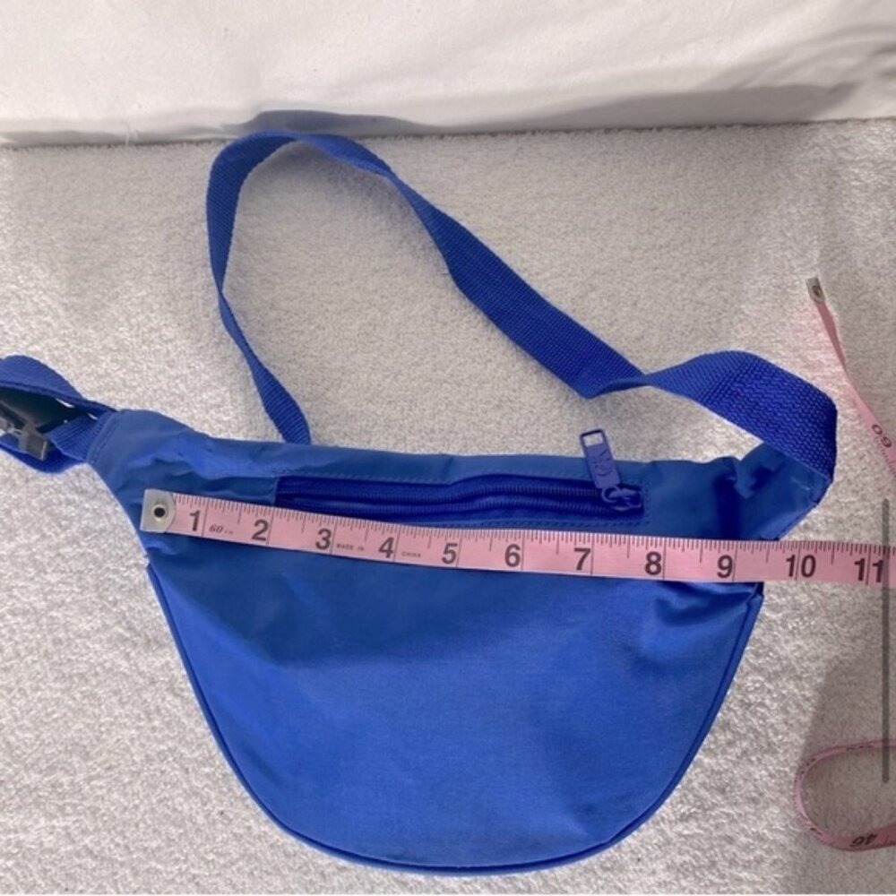 Vintage 80s 90s Blue Roo Pac Waist Bag Fanny Pack Bum Bag - Picture 8 of 10